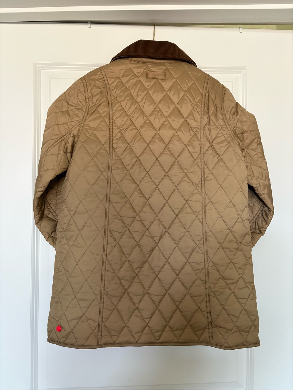 NWT Hunter Rachel Quilted Barn Jacket British Tan S - Picture 3 of 7